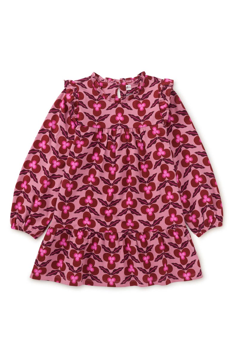 Tea Collection Poetic Ruffle Dress, Main, color, 