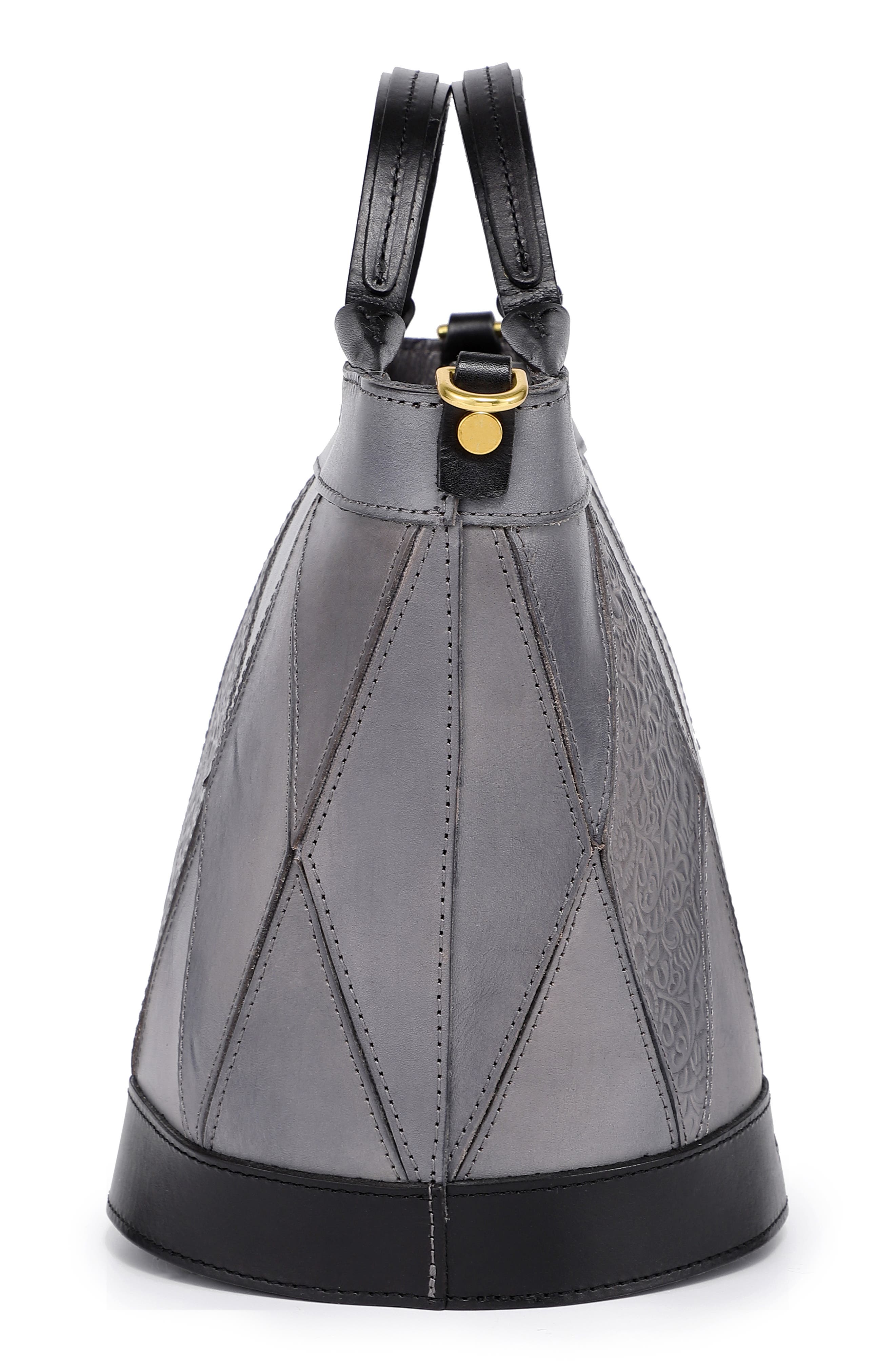 OLD TREND Primrose Leather Mini Tote, Alternate, color, Grey