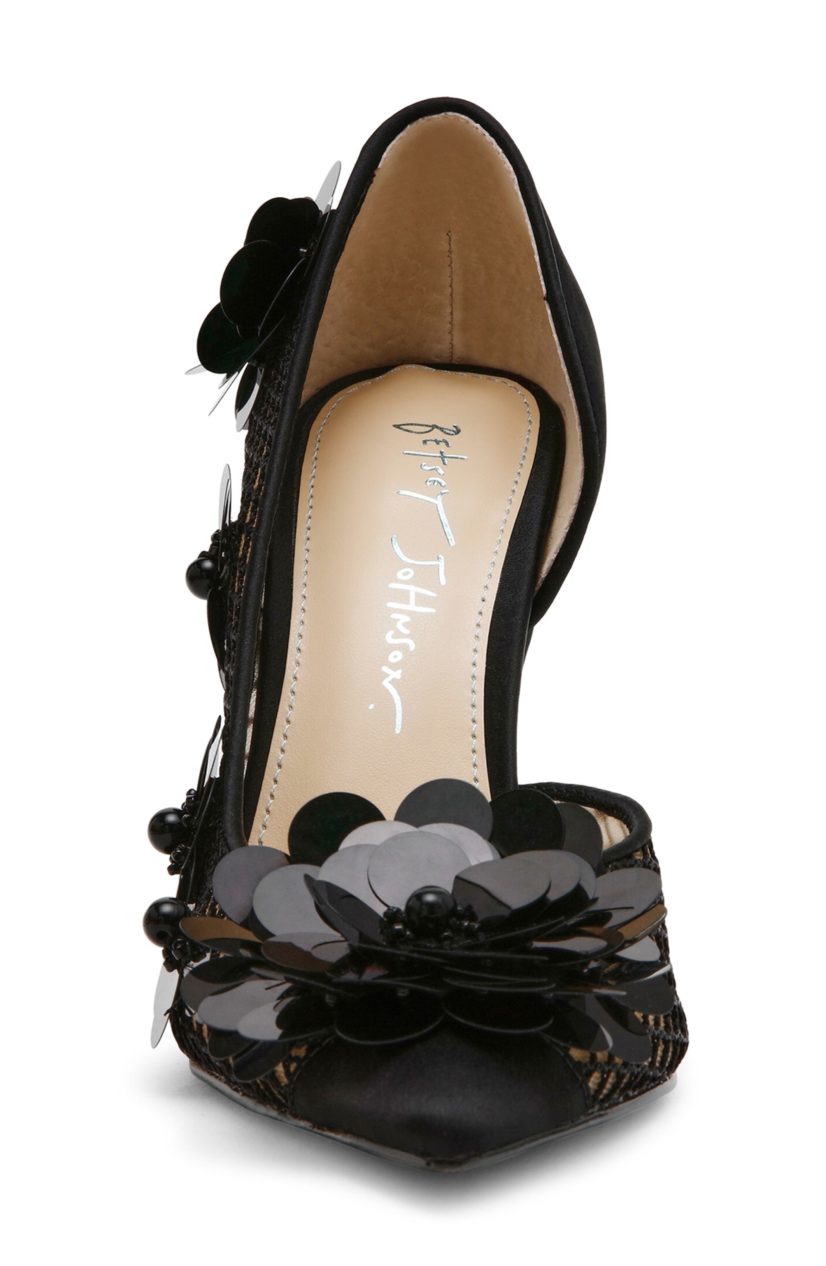 Betsey Johnson Nash Half d'Orsay Pump, Alternate, color, 