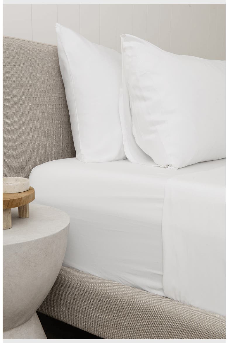 Set of 2 Pillowcases, Alternate, color, WHITE
