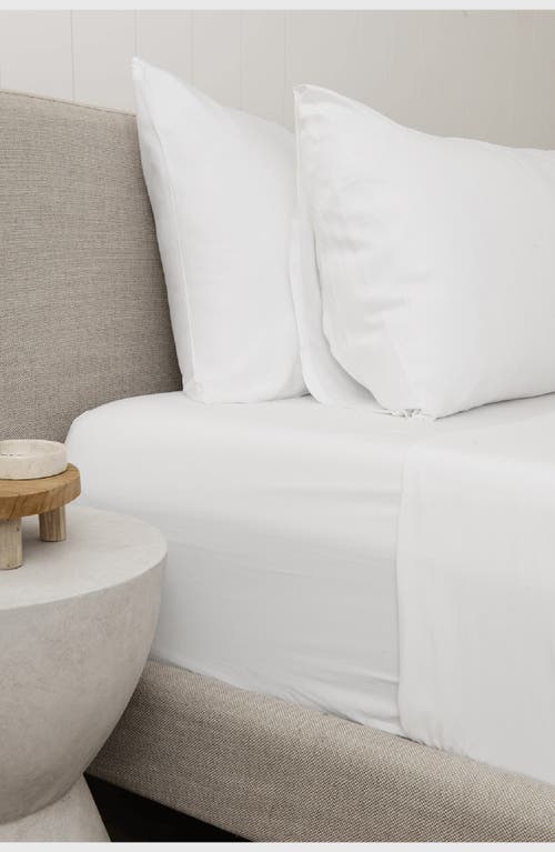 Cozy Earth Set Of 2 Wrinkle Resistant Pillowcases In White