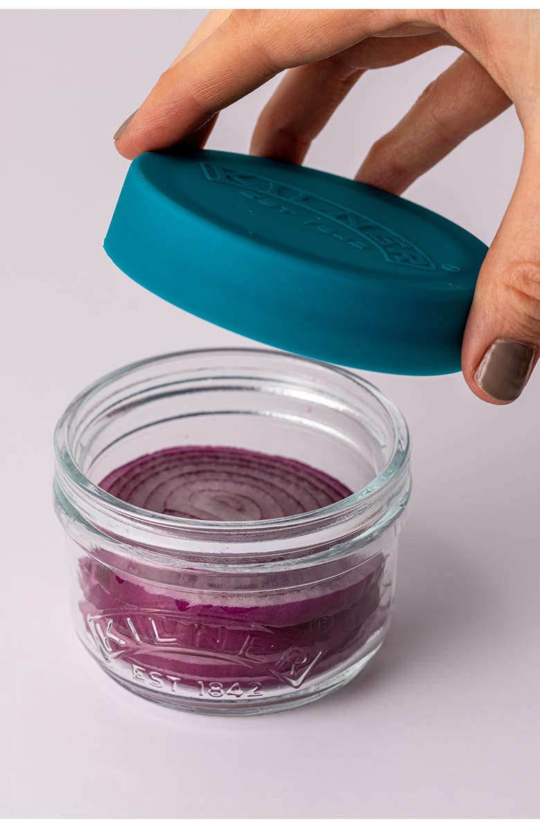 Kilner Storage Snack & Store Jars with Push Top Silicone Lids, Set of 2, Alternate, color, Clear