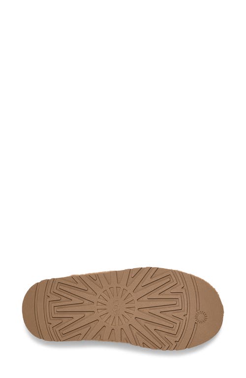 Ugg ® Tazz Maxi Curly Genuine Shearling Platform Slipper In Chestnut