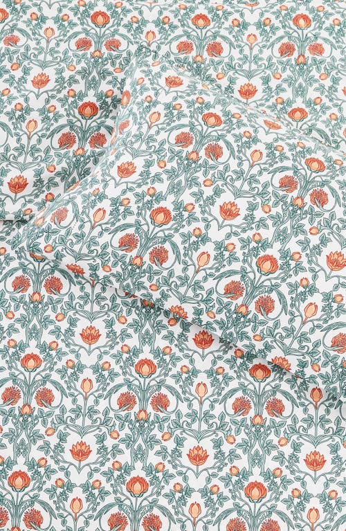 MELANGE HOME MELANGE HOME FLORAL 400 THREAD COUNT COTTON SHEET SET 