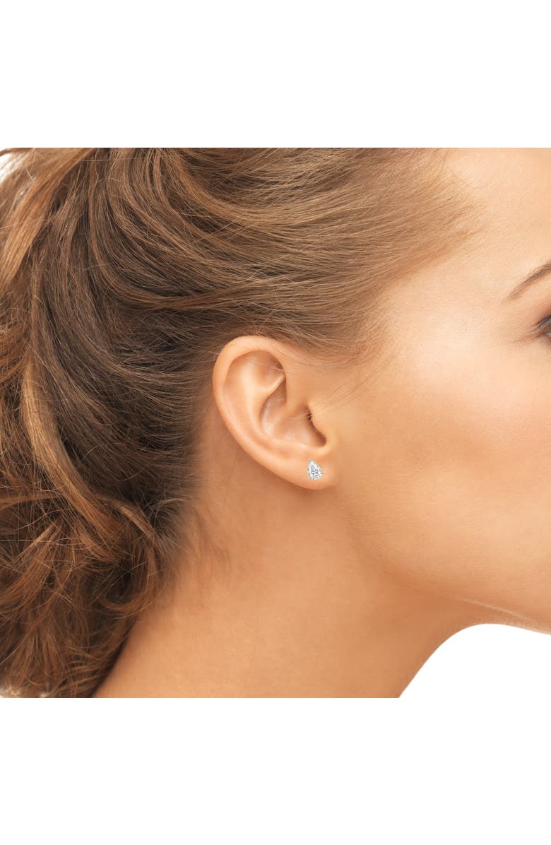 Donatello Gian Sterling Silver Pear Shaped Earrings, Alternate, color, Silver