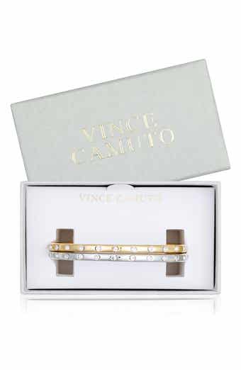 2-Pack Cubic Zirconia Bangle Bracelet