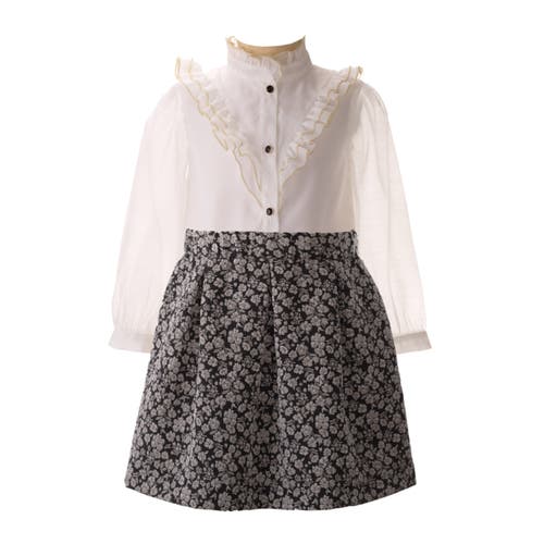 RACHEL RILEY RACHEL RILEY FLORAL DAMASK SKIRT SET