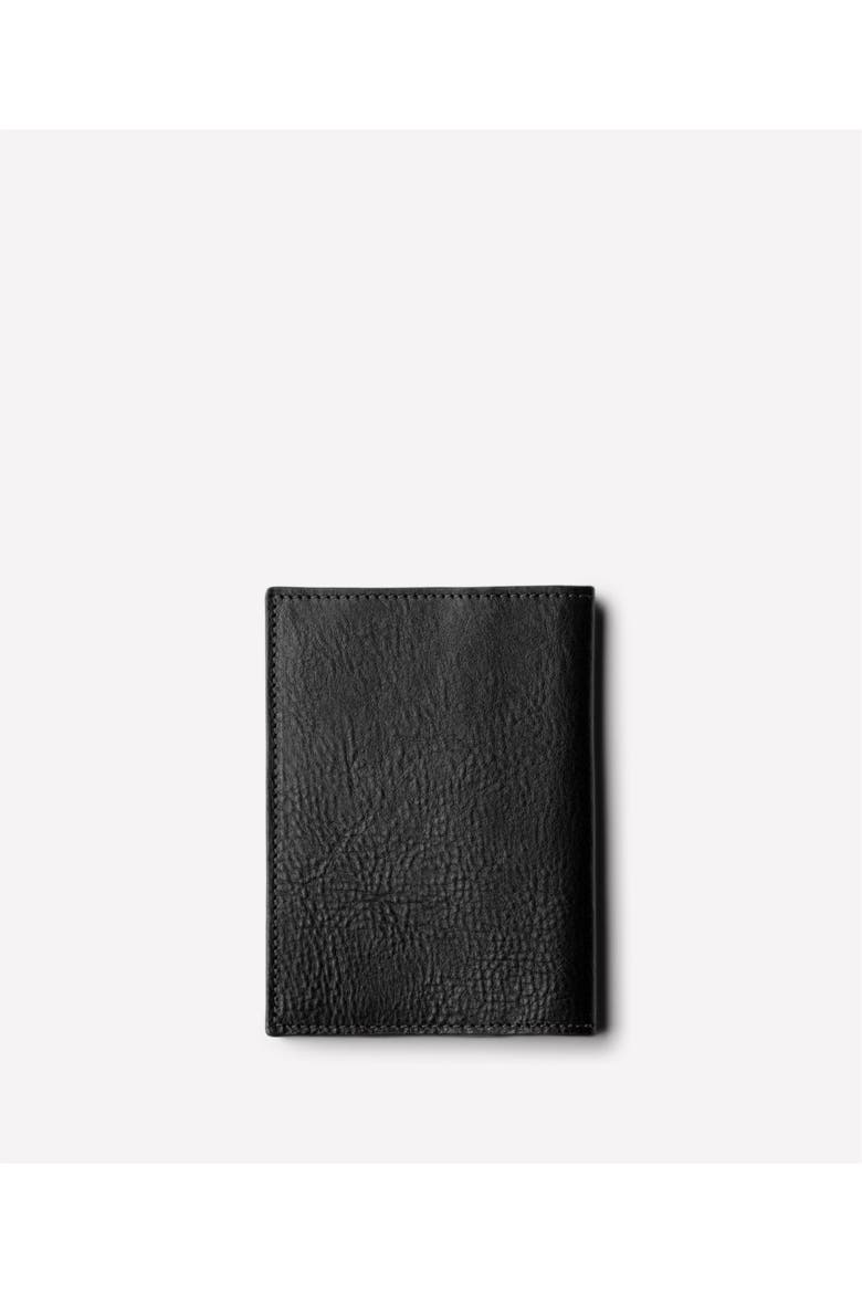 Passport Case, Alternate, color, Vintage Black Leather