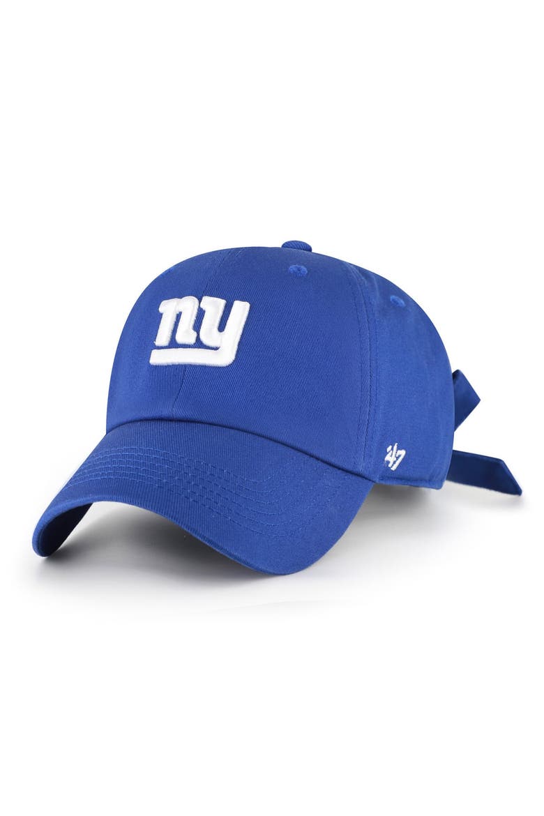 Women's '47 Royal New York Giants  Bow Back Clean Up Adjustable Hat, Main, color, Royal