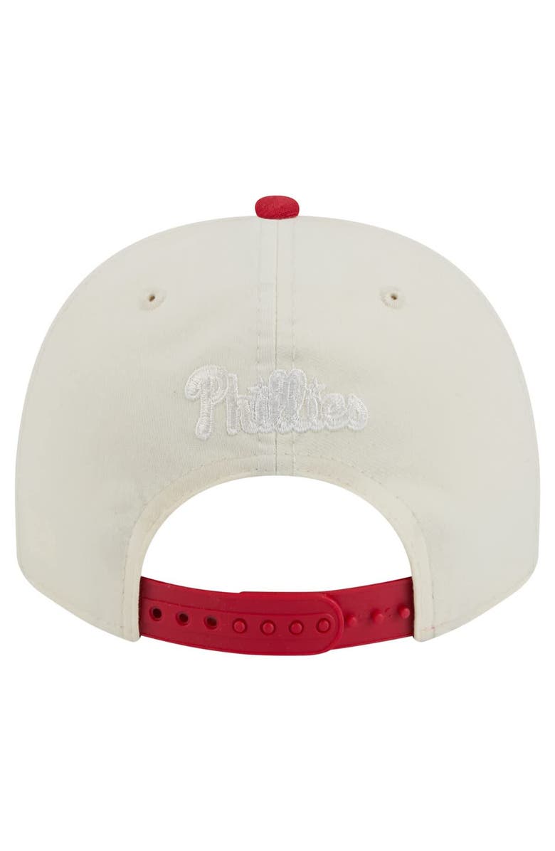 New Era Men's New Era  White Philadelphia Phillies Team Scribble Golfer Adjustable Hat, Alternate, color, 