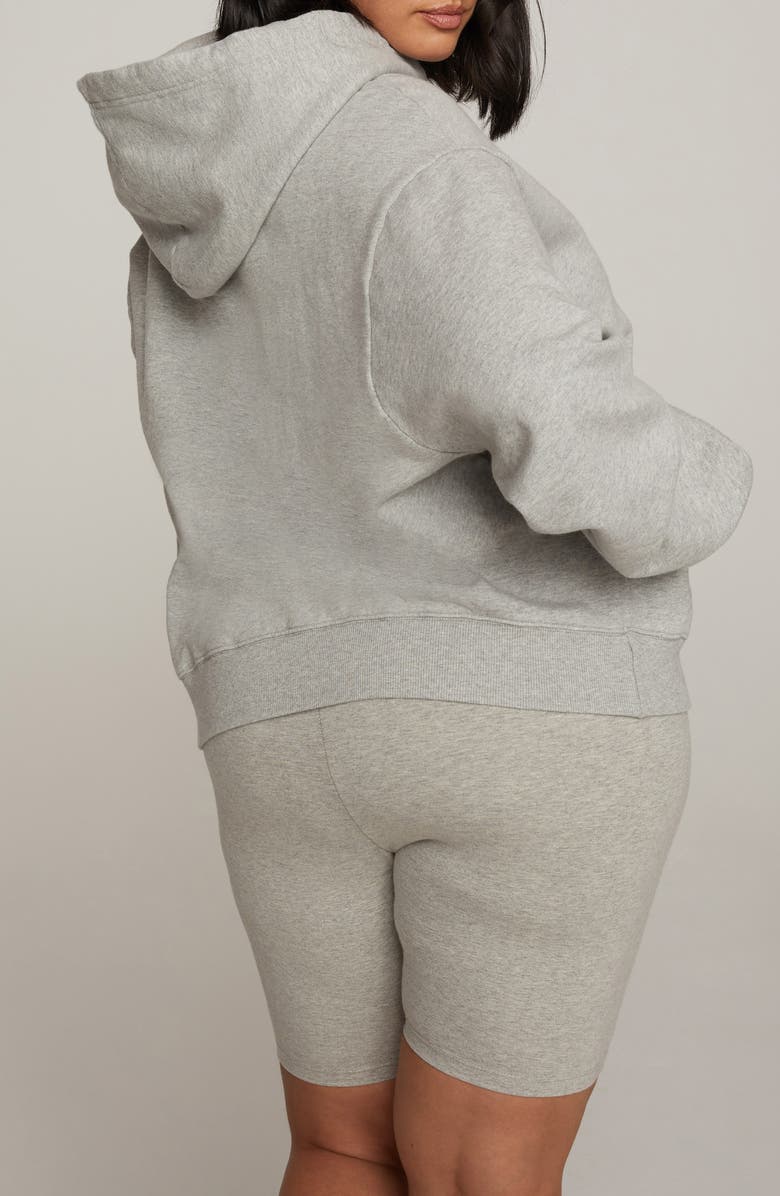 Good American Initial Oversize Hoodie, Alternate, color, 