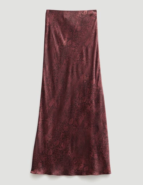 Hush Simone Slinky Skirt In Burgundy
