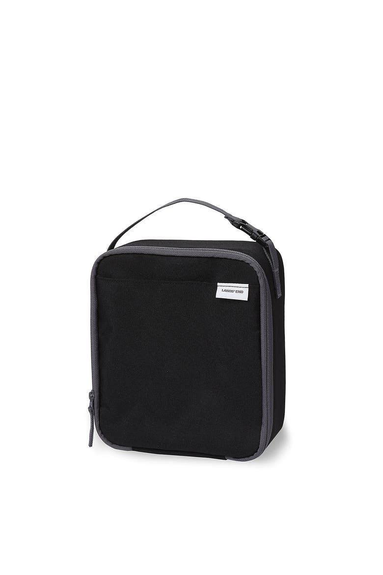 Kids Insulated EZ Wipe Printed Lunch Box, Main, color, Black
