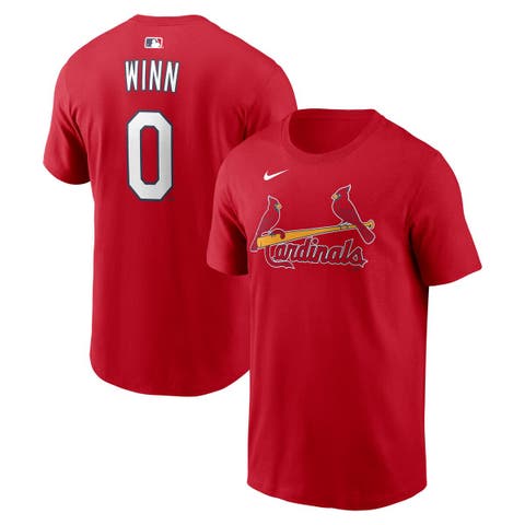 Men's Nike Masyn Winn Red St. Louis Cardinals Name & Number T-Shirt