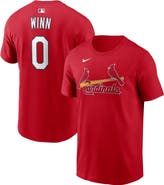 Nike Men's Nike Masyn Winn Red St. Louis Cardinals Name & Number T-Shirt