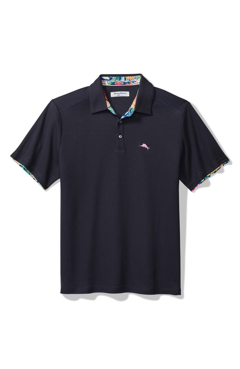 Tommy Bahama Perfectly Paradise IslandZone<sup>®</sup> Five O'Clock Performance Polo, Main, color,