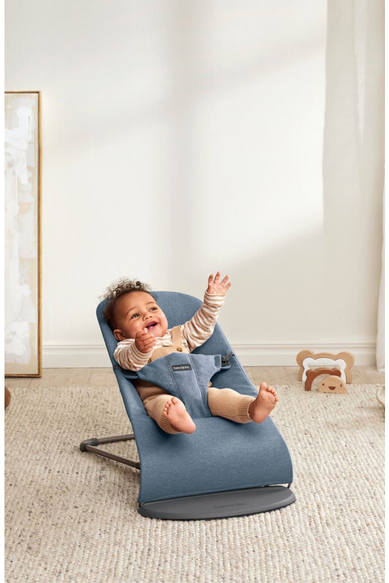 Bliss Convertible Baby Bouncer, Alternate, color, BLUE