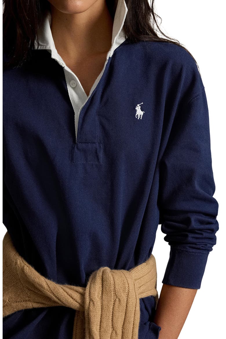 Oversize Rugby Cotton Polo, Alternate, color, EASTSIDE ROYAL