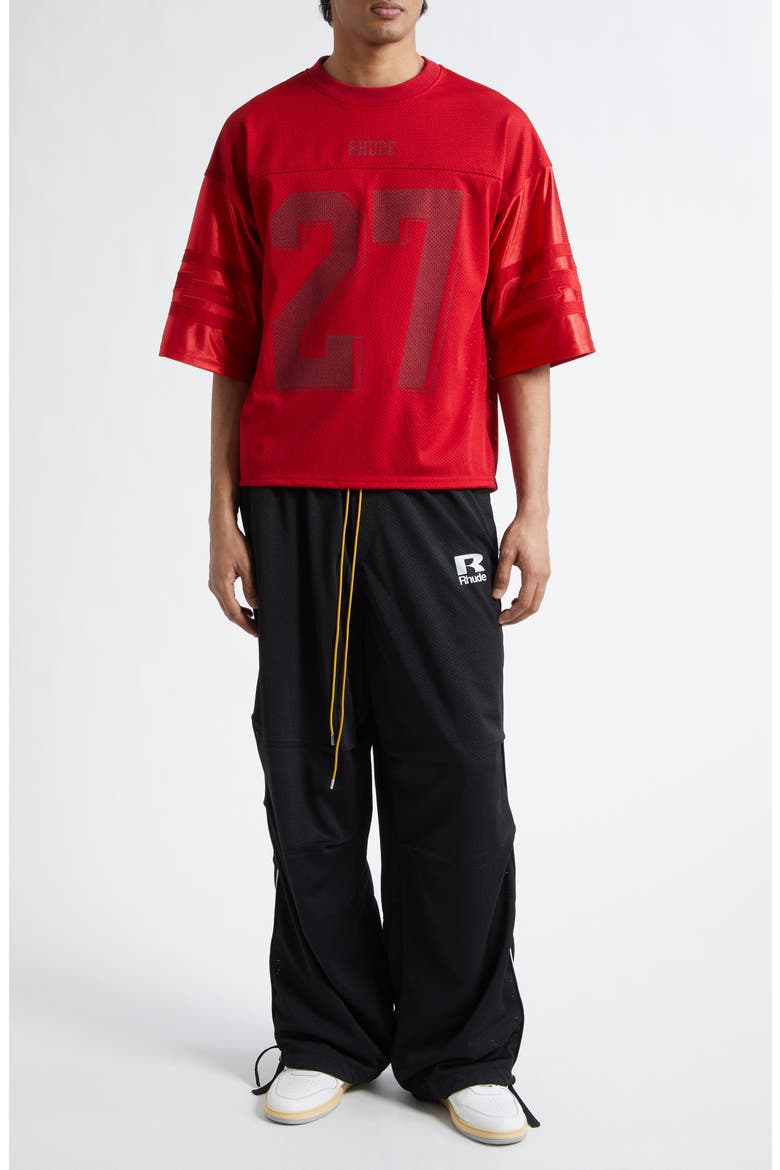 Lightning Football Jersey, Alternate, color, RED/ RED