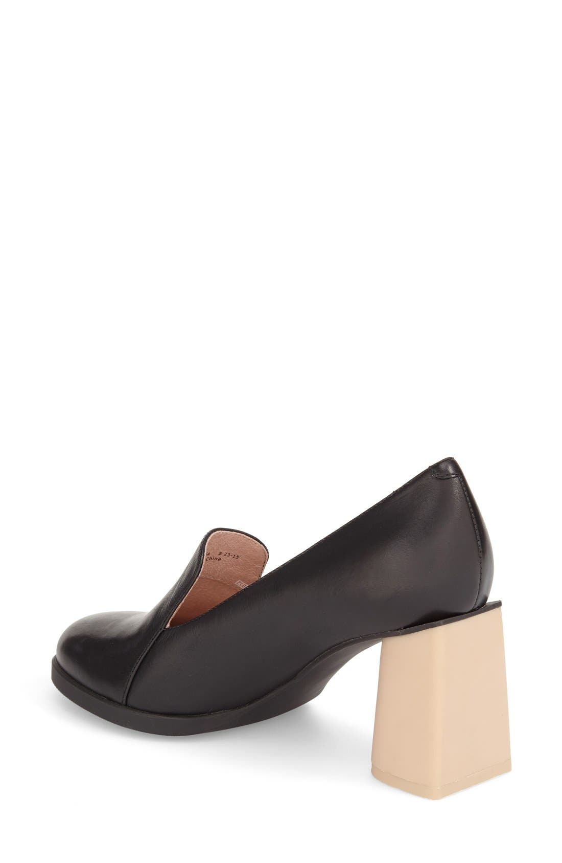 Camper 'Lea' Loafer Pump, Alternate, color, 