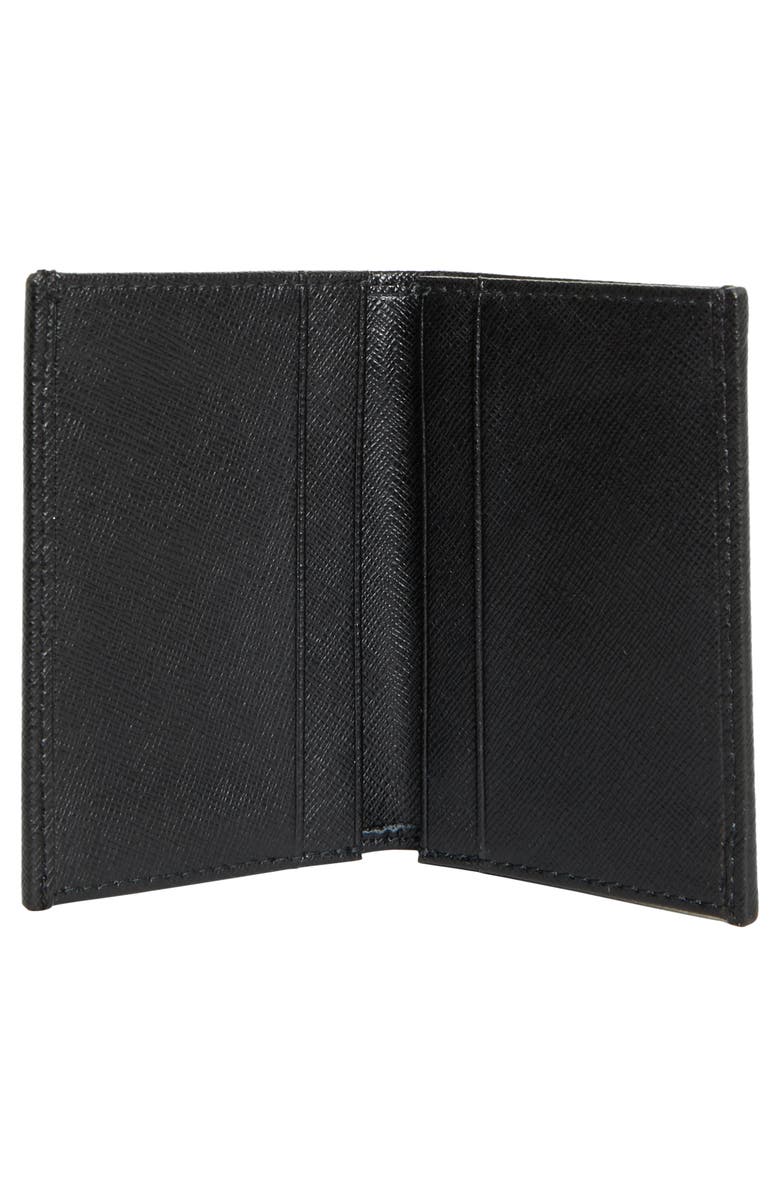 Off-White Small Flap Wallet, Alternate, color, Black