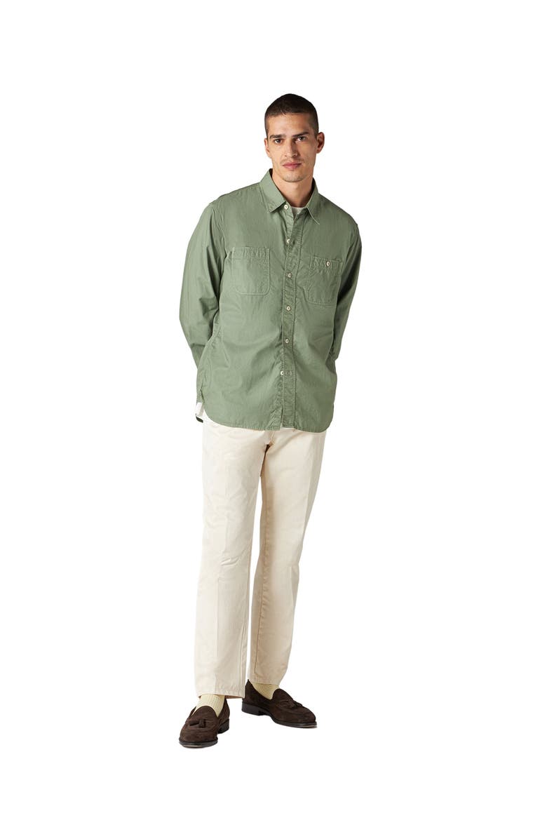 Fortela Work Shirt with Patch Pockets, Alternate, color, Green