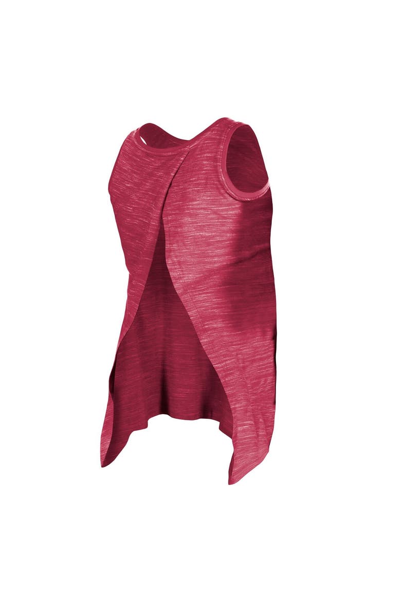 Women's New Era  Cardinal Arizona Cardinals  Space Dye Active Tank Top, Alternate, color, Cardinal