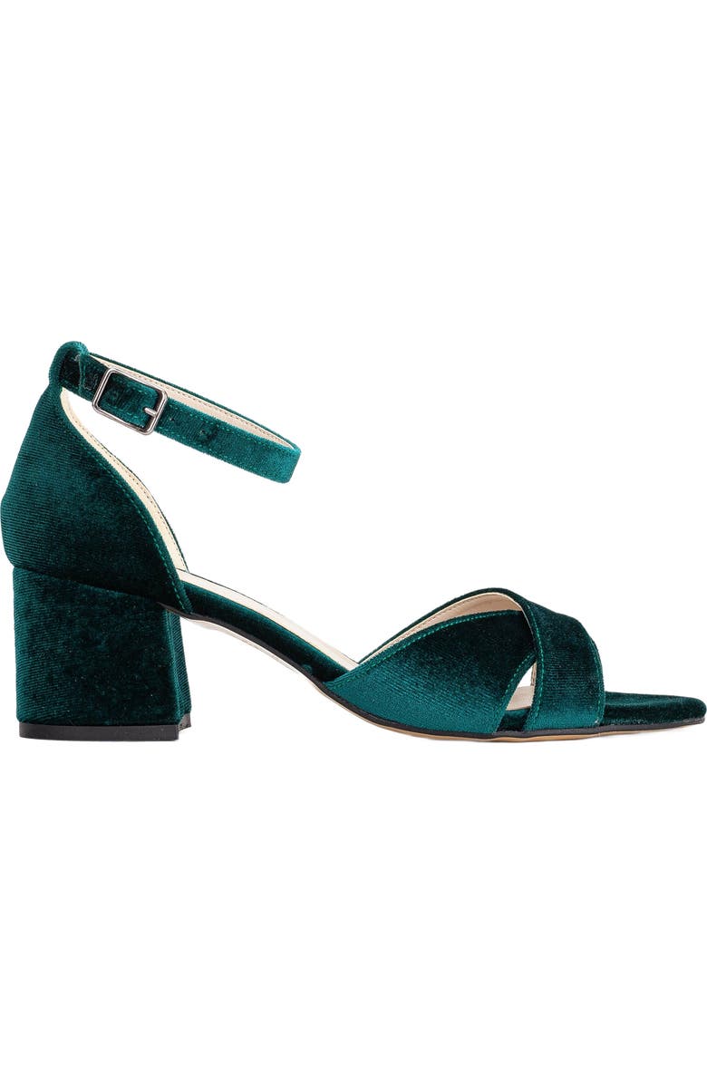 Forever & Always Shoes Aurora Cross Strap Low Heels, Main, color,