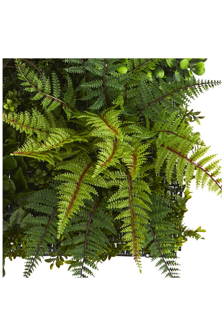 Artificial Foliage Wall Panel, Alternate, color, GREEN