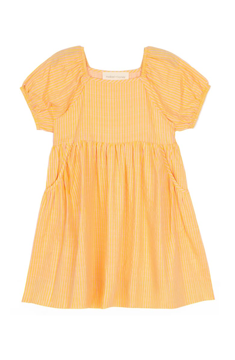 Mabel + Honey Pink Lemonade Dress, Main, color, Yellow