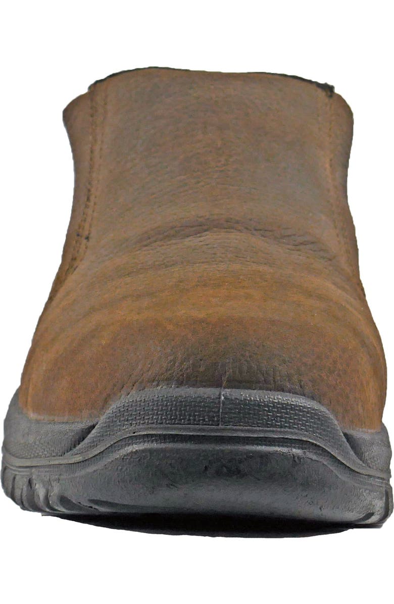 Hoss Boot Company HOSS Worker Slip On Composite Toe Met Guard Work Shoe, Alternate, color, Brown