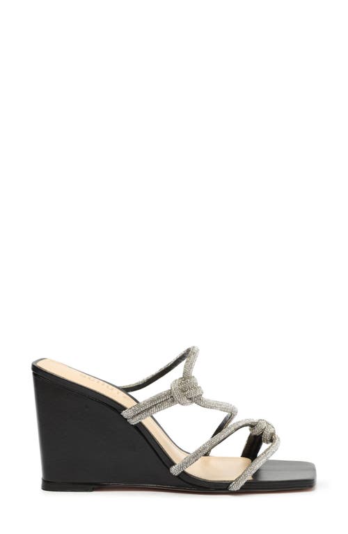 SCHUTZ SCHUTZ LAURYN CRYSTAL STRAPPY WEDGE SANDAL