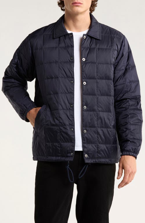TAION Packable Down Coach Jacket in Navy  product