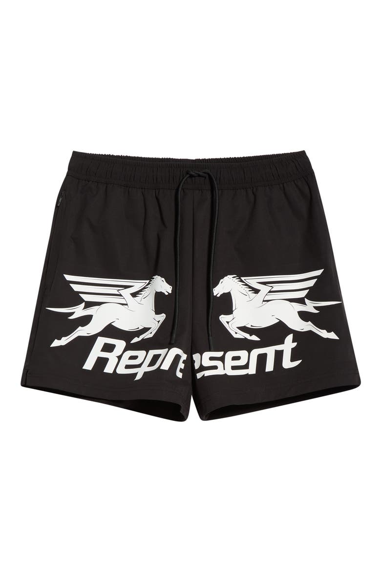 Nothing Faster Swim Trunks, Alternate, color, JET BLACK