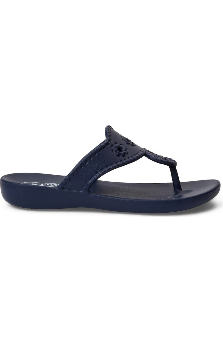 Jack Rogers Kids' Jacks Flip Flop, Alternate, color, Navy