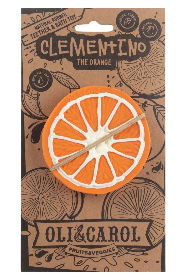 Clementino the Orange Teether, Main, color, NO COLOR