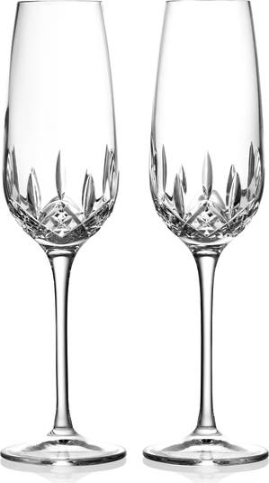 Waterford Crystal outlet Lismore Toasting Flutes, Set of Two