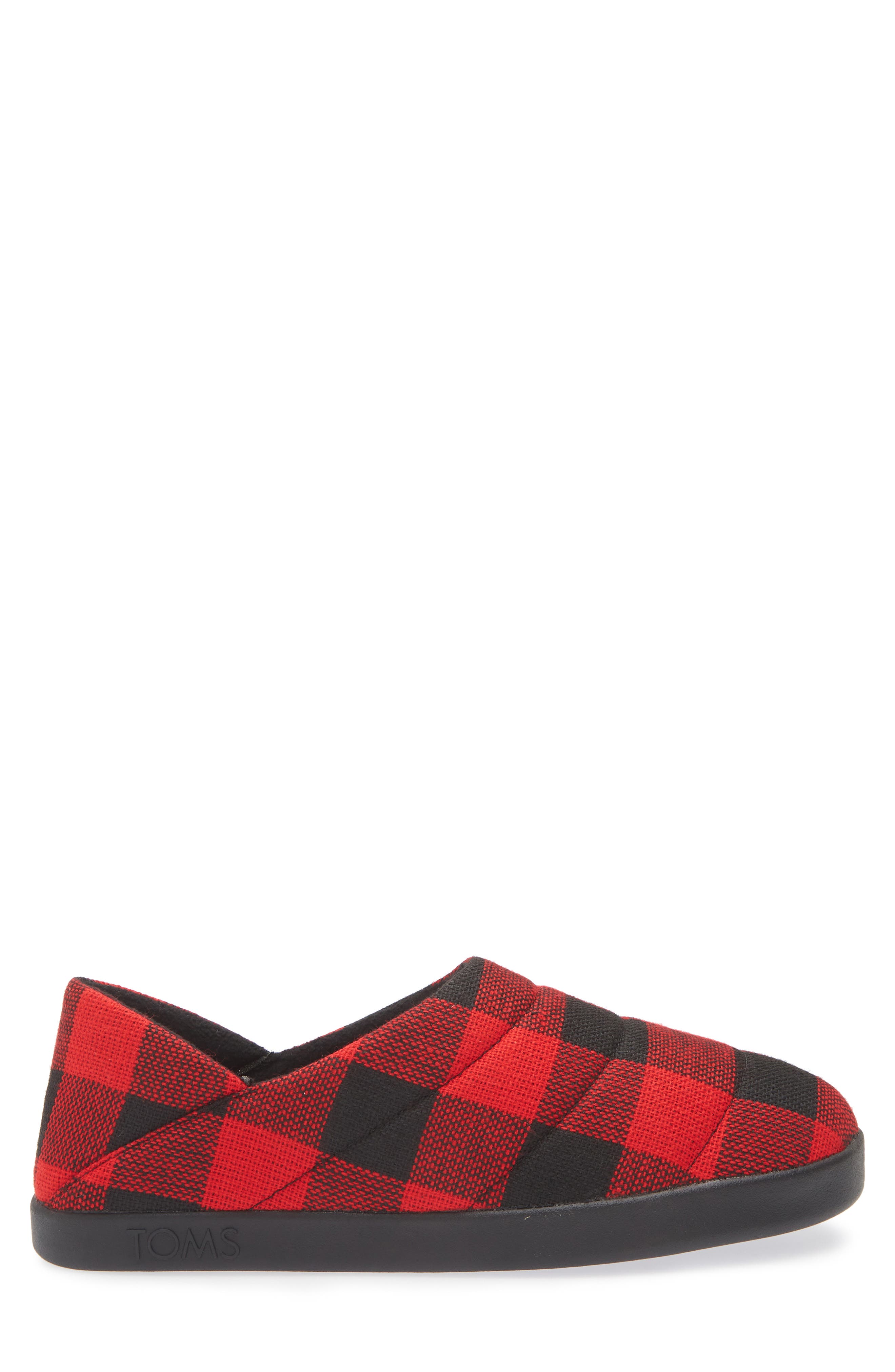 TOMS Ezra Buffalo Plaid Slipper, Alternate, color, 
