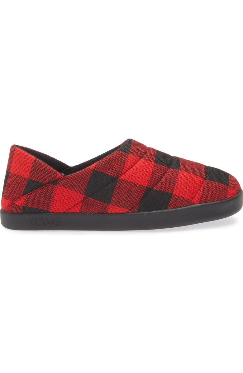TOMS Ezra Buffalo Plaid Slipper, Alternate, color,