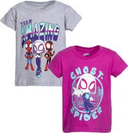 Marvel Spidey and His Amazing Friends 2-Pack Short Sleeve T-Shirts