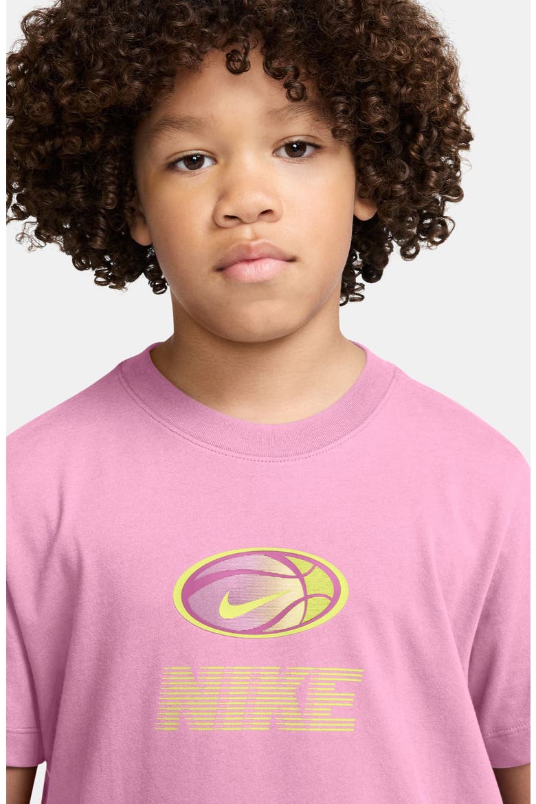 Kids' Dr-Fit Logo Graphic T-Shirt, Alternate, color, PINK RISE