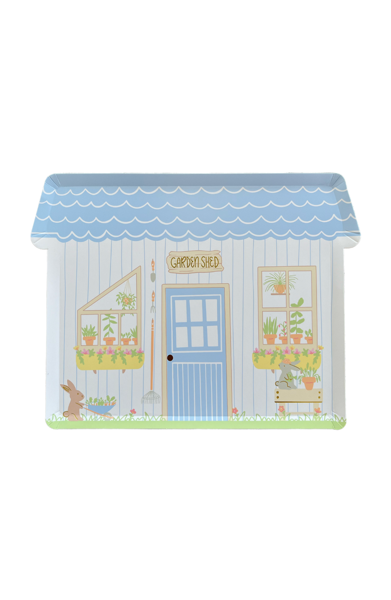 Daydream Society Bunnies In The Garden Garden Shed Large Plates, Main, color, Asssorted Pre-Pack