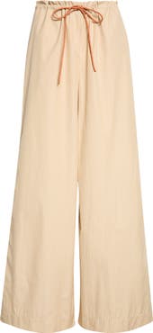 Kallmeyer Wesley Striped Wide Leg Drawstring Pants