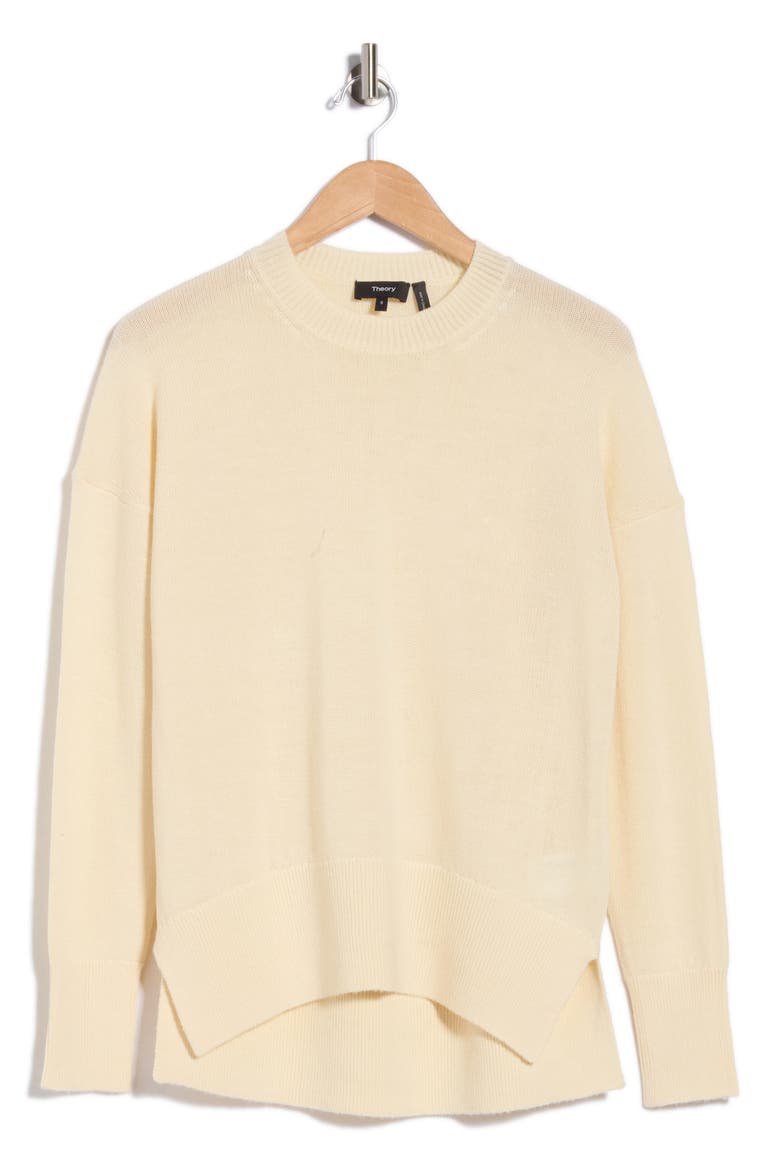 Karenia Wool Blend Crewneck Sweater, Main, color, IVORY