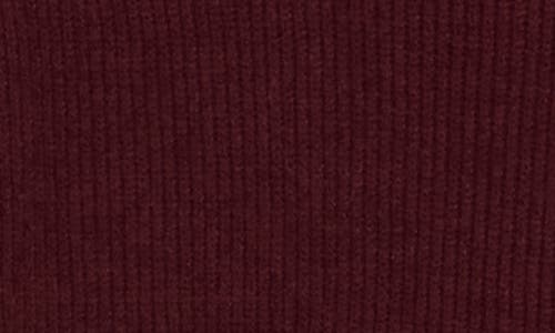 Nordstrom Rack Mock Neck Raglan Sleeve Sweater In Burgundy