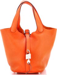 Pre-Owned Hermes Picotin Lock Bag Clemence PM