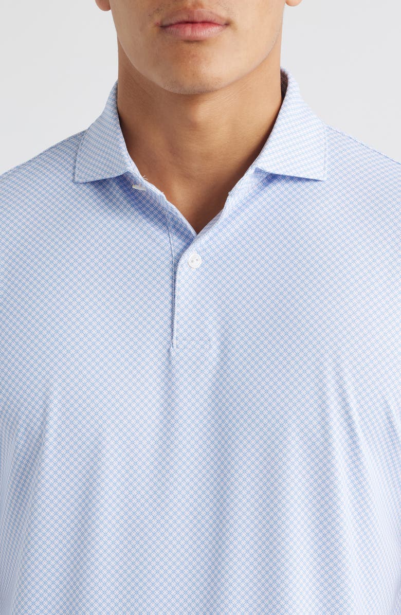 Peter Millar Crown Crafted Seville Performance Jersey Polo, Alternate, color, Misty Rose