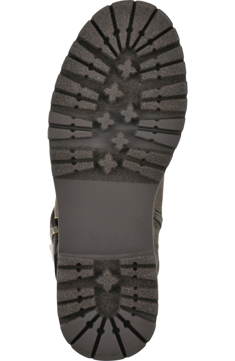 CLIFFS BY WHITE MOUNTAIN Marvin Faux Fur Lined Bootie, Alternate, color, Olive/ Fabric