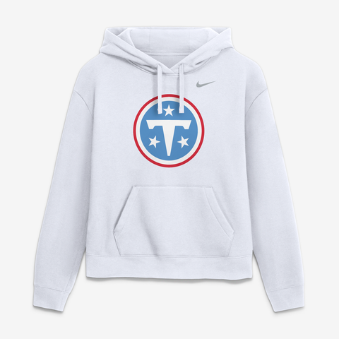 Women's Nike White Tennessee Titans Primetime Club Hoodie