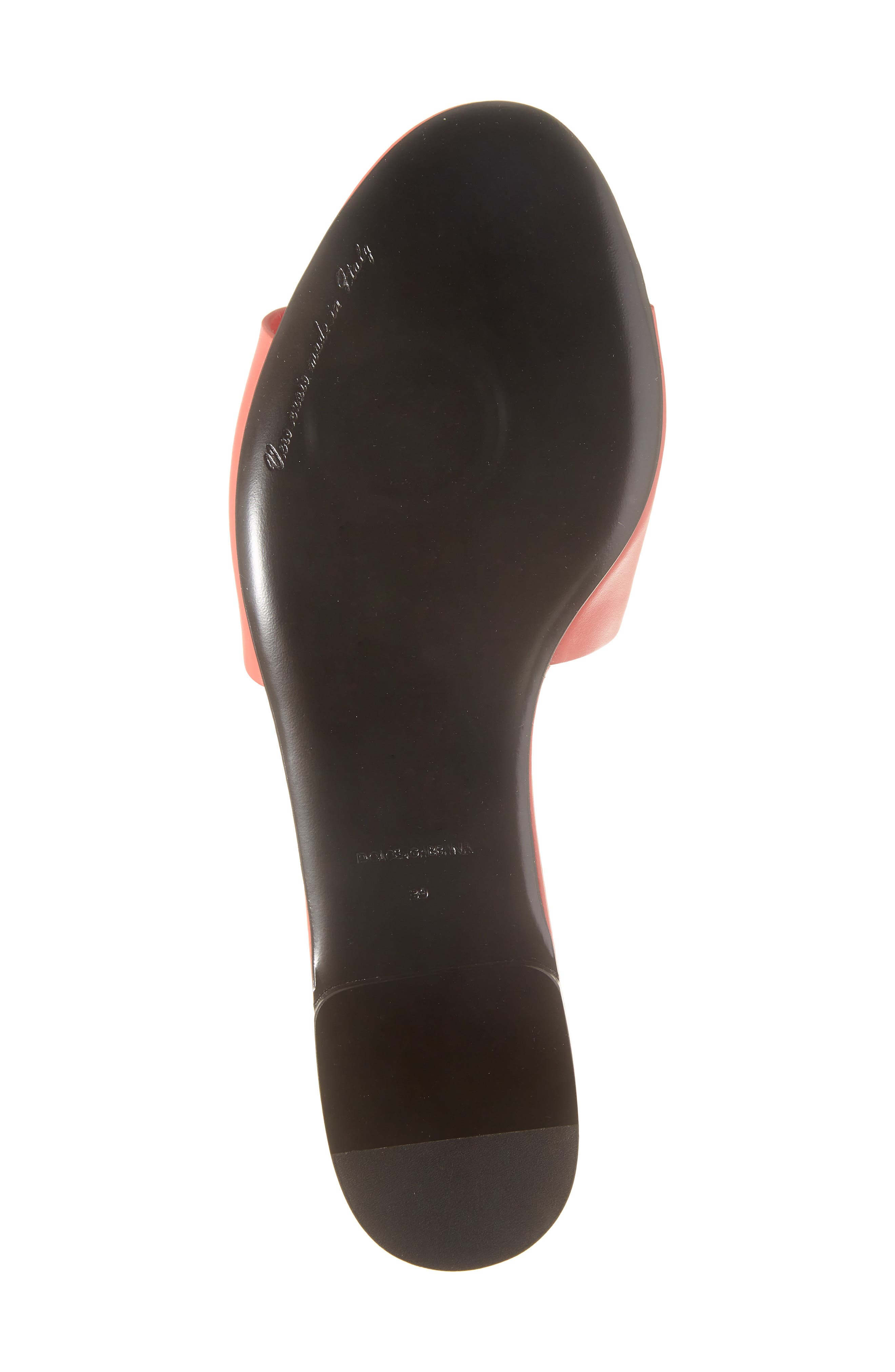 Bianca Interlock Slide Sandal, Alternate, color, CORALLO